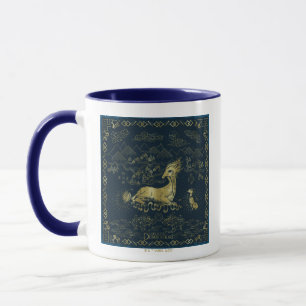 Qilin an der Erholung Golden Tapestes Tasse