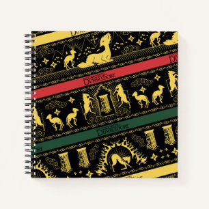 Qilin Layered Pattern Notizbuch