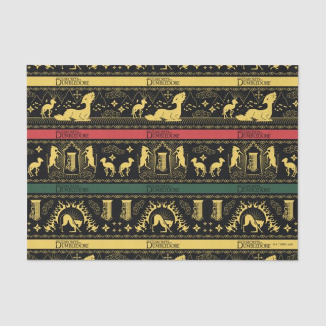 Qilin Layered Pattern Seidenpapier (Vorderseite)