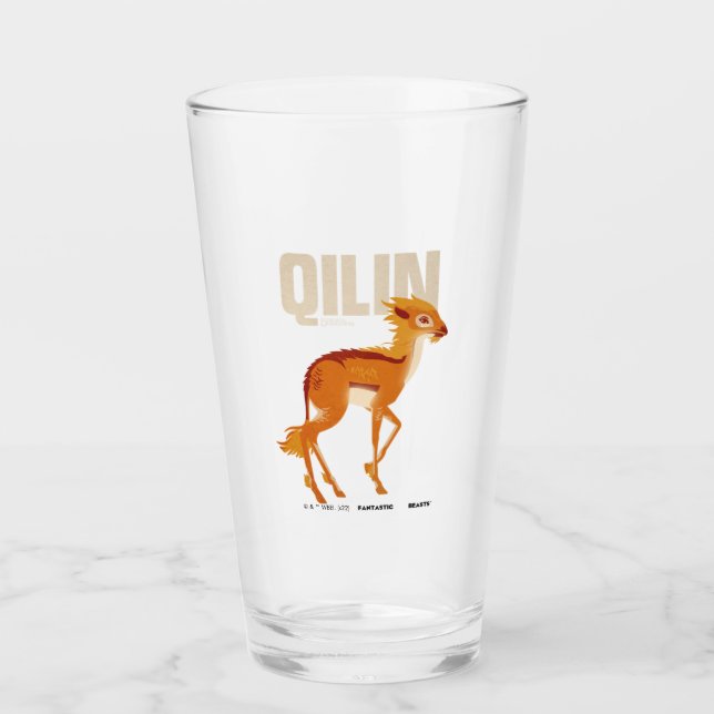 Qilin Vintag Graphic Glas (Vorderseite)
