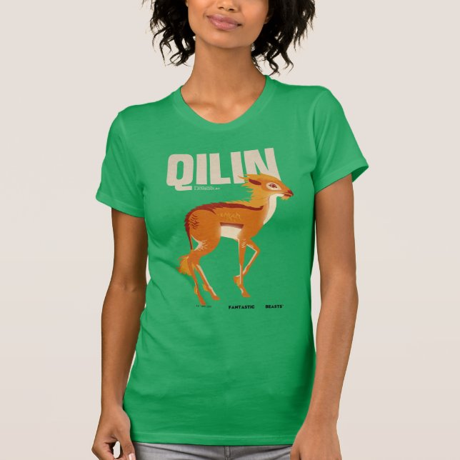 Qilin Vintag Graphic T-Shirt (Vorderseite)