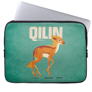 Qilin Vintage Grafik Laptopschutzhülle