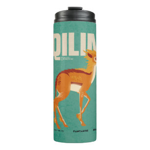 Qilin Vintage Grafik Thermosbecher