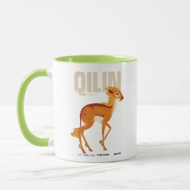 Qilin Vintage Graphic Tasse (Links)