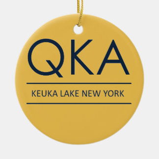 QKA Keuka See New York Keramikornament
