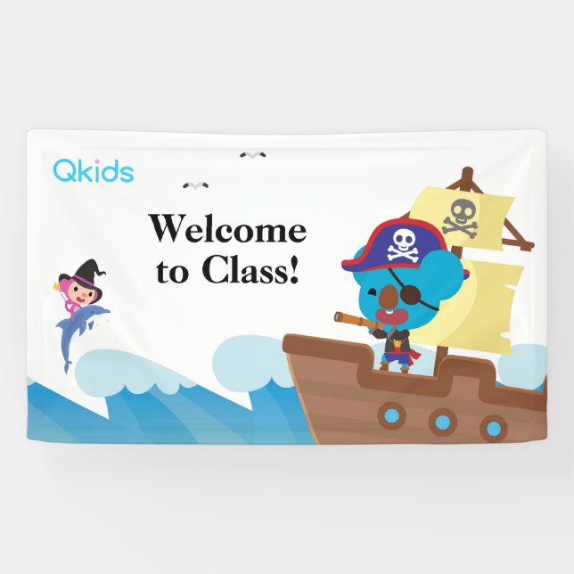 Qkids Classroom-Banner Banner (Horizontal)