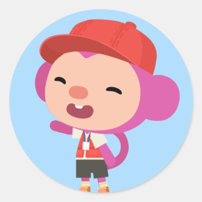 Qkids Momo Sticker (Vorderseite)