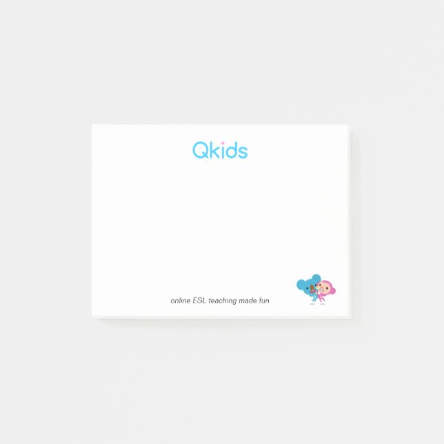 Qkids Post-It-Notes Post-it Klebezettel (Vorderseite)