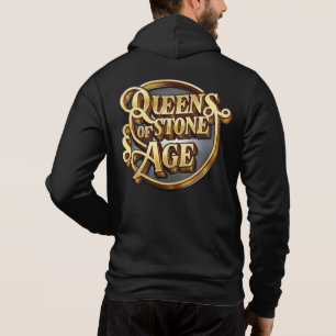 QOTSA Merch: Schwarze Männer Hoodie
