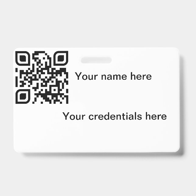 Qr-Abzeichen Ausweis (Vorderseite)