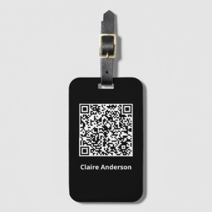 QR-Abzeichen Gepäckanhänger