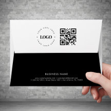 QR-Adresse für das Schwarz-Weiß-Logo