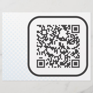 QR-Bar scannbar Flyer