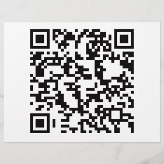 QR-Bar scannbar Flyer