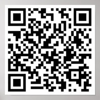 QR-Code \1 Poster