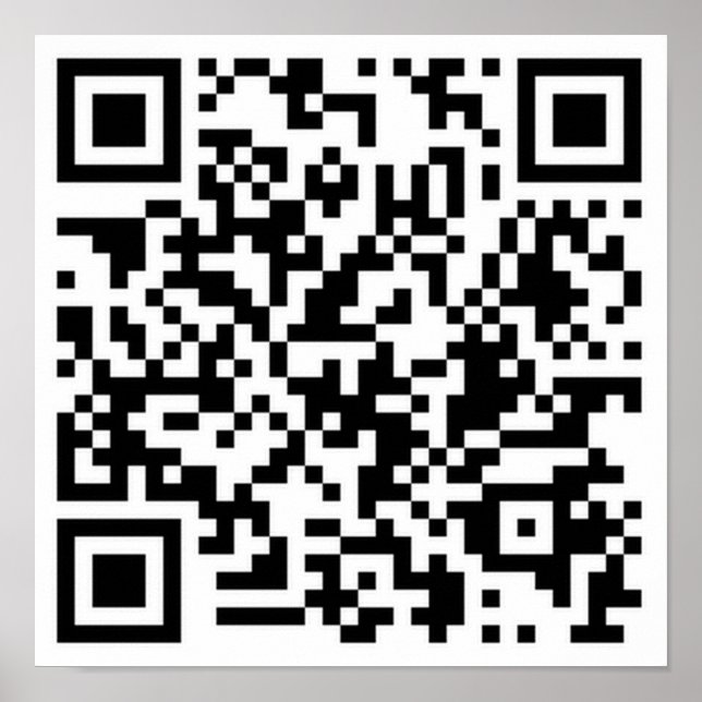 QR-Code \1 Poster (Vorne)