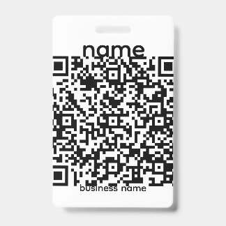 QR-Code-Abzeichen Ausweis
