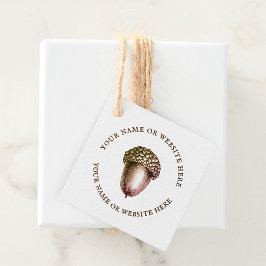 QR Code Acorn Logo Social Media Hang Geschenkanhänger