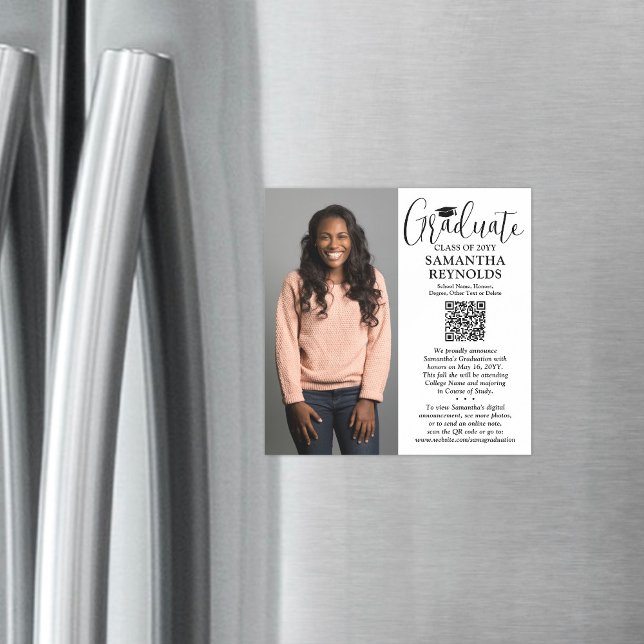 QR-Code Ankündigung des Fotos magnetischer Abschlu (Von Creator hochgeladen)