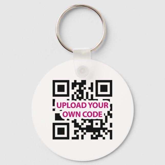 QR-Code anpassbar Schlüsselanhänger (Vorderseite)