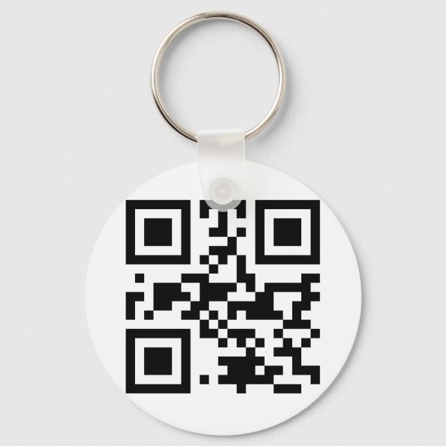 QR-Code "ATHEIST" Schlüsselanhänger (Vorderseite)
