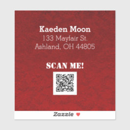 QR-Code Aufkleber