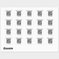 QR-Code-Aufkleber für Unternehmen - jederzeit best