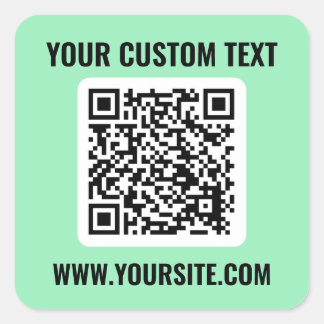 QR-Code-Aufkleber Quadratischer Aufkleber