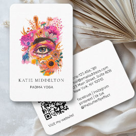 QR-Code - Augenyoga Reiki Wellness Visitenkarte