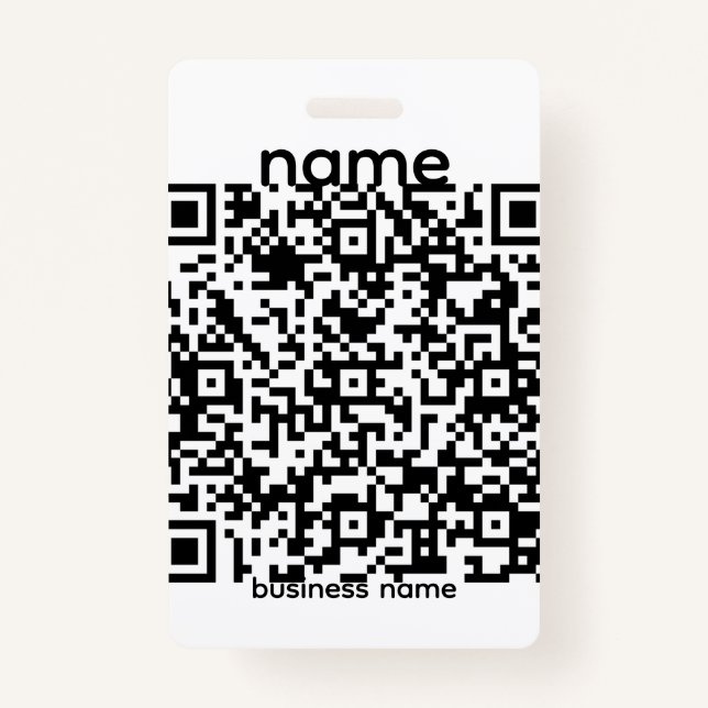 QR-Code-Ausweis Ausweis (Vorderseite)