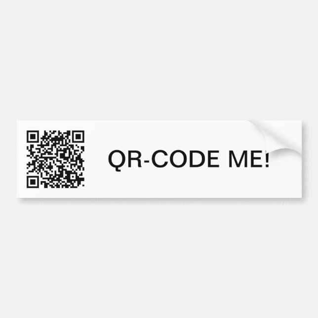 QR-Code Autoaufkleber (Vorne)