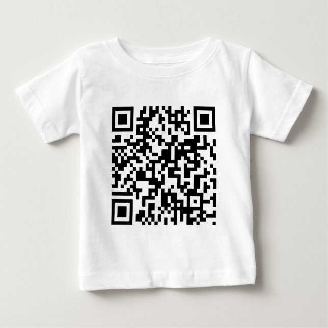QR Code Baby T-shirt (Vorderseite)