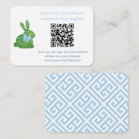 QR-Code-Babyduschregister für intelligente Topiare