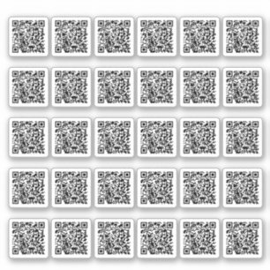 QR-Code Benutzerdefiniertes Aufkleberblatt Aufkleber