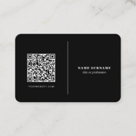 QR-Code beruflich minimalistischer Social Media sc Visitenkarte