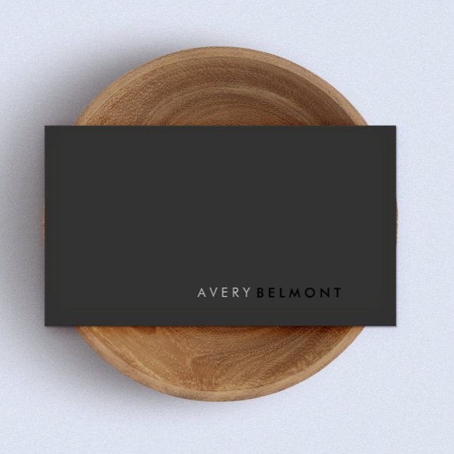 QR-Code Beruflich Modernes Einfaches Schwarz Visitenkarte (Von Creator hochgeladen)