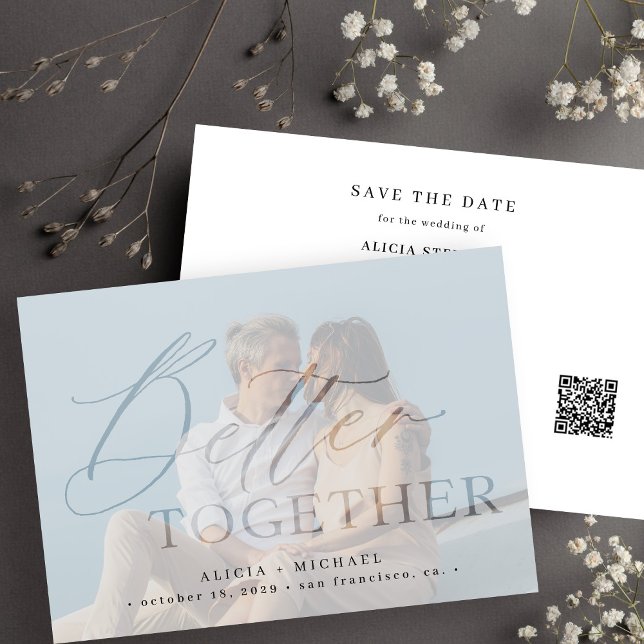 QR CODE besser zusammen Skript Foto Hochzeit Save The Date (Von Creator hochgeladen)