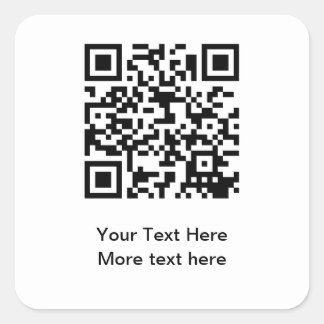 QR Code Big Information Aufkleber Etiketten