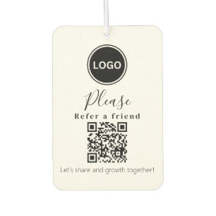 QR-Code Bitte wenden Sie sich an einen Freund Autolufterfrischer