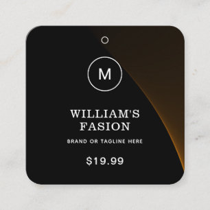 QR-Code Blue Cloud Label Price Hang Tag