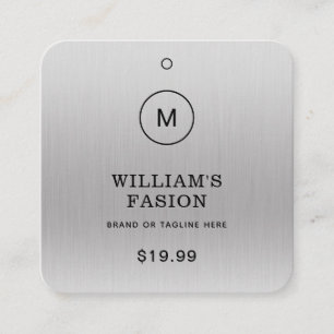 QR-Code Blue Cloud Label Price Hang Tag