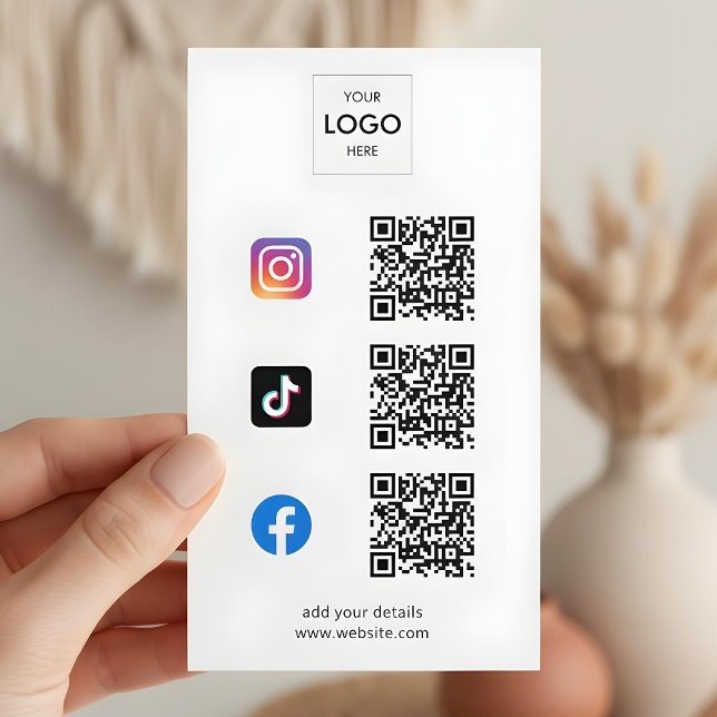 QR-Code-Branding-Logo für Social Media Visitenkarte (Von Creator hochgeladen)