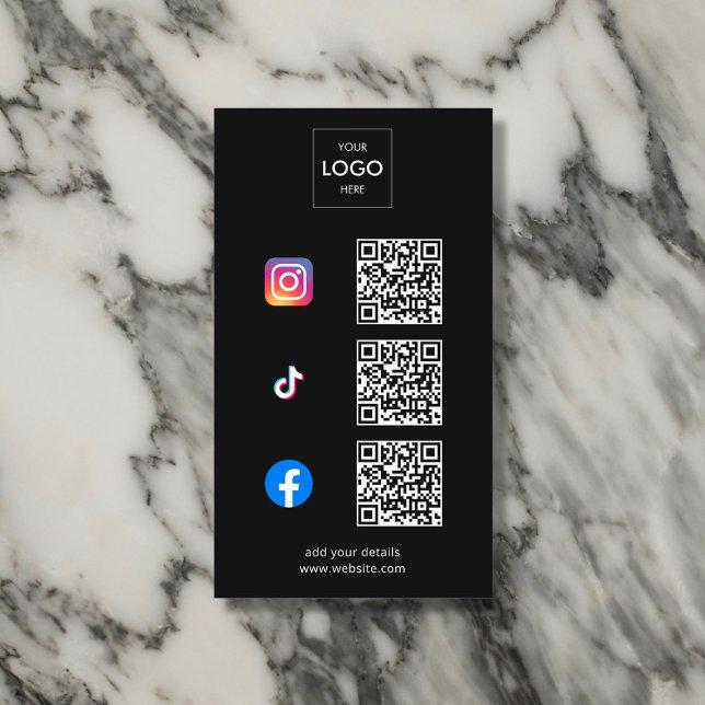 QR-Code-Branding-Logo für Social Media Visitenkarte (Von Creator hochgeladen)