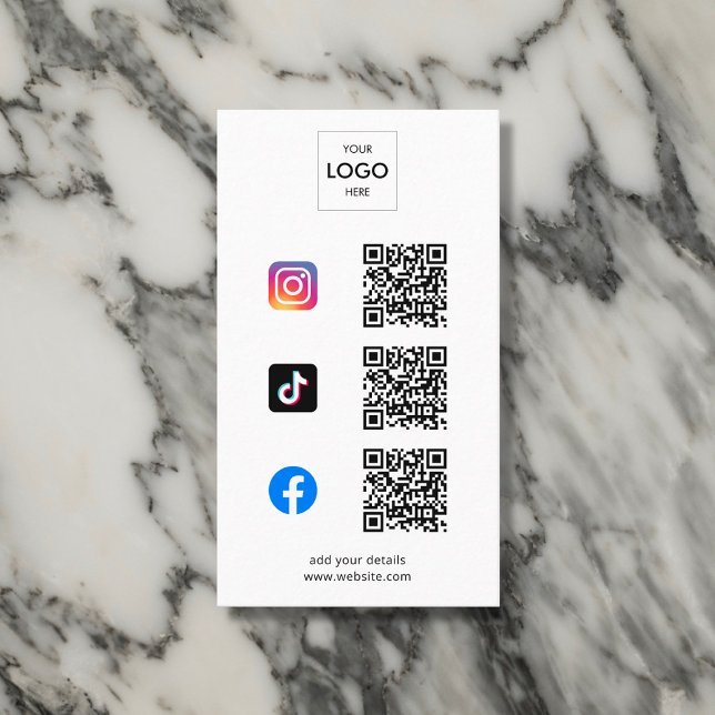 QR-Code-Branding-Logo für Social Media Visitenkarte (Von Creator hochgeladen)