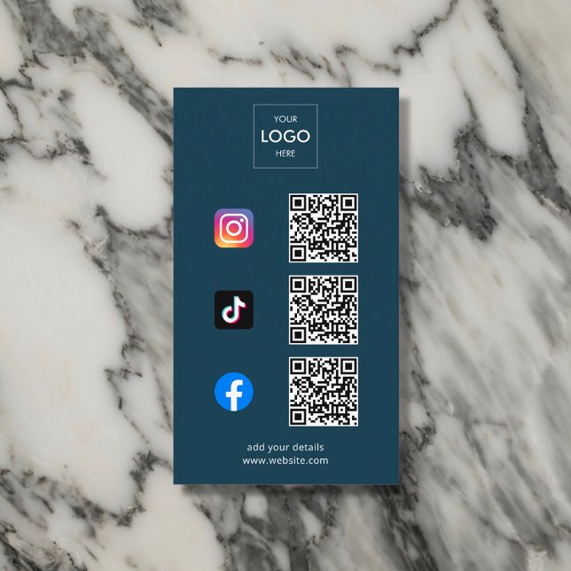 QR-Code-Branding-Logo für Social Media Visitenkarte (Von Creator hochgeladen)