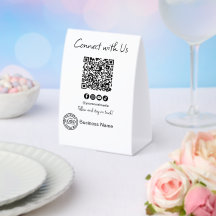 QR-Code Branding Verbinde dich mit uns Geschäftssc