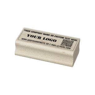 QR-Code Briefmarke für den benutzerdefinierten Tex Gummistempel