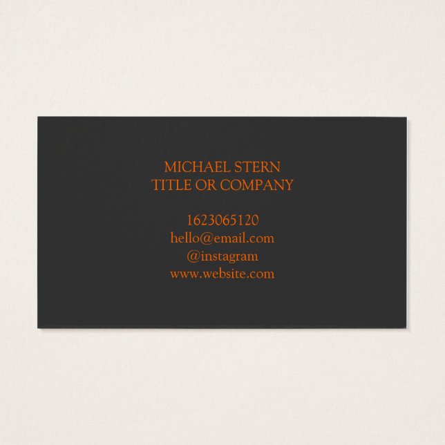 QR Code Business Card  Modern Professional  (Rückseite)