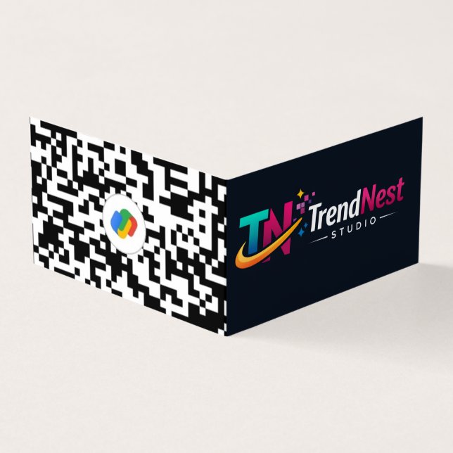 QR code Business Card  Visitenkarten (Vorderseite)