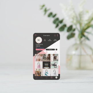 QR Code Business Cards-Logo Qr Instagramm Visitenkarte